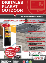 Digitales Plakat Outdoor